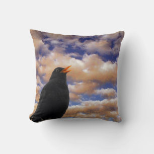 Blackbird en Fluffy Clouds zingen van Alexandra Co Kussen