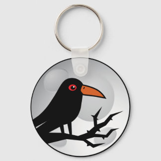 Blackbird Gothic Raven/Crow Sleutelhanger