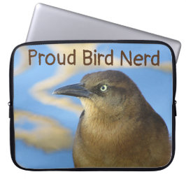 Blackbird Hobby Vogelkijker Trotse Vogel Nerd Laptop Sleeve