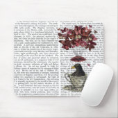 Blackbird in Teacup Muismat (Met muis)