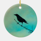  Blackbird Keramisch Ornament (Achterkant)