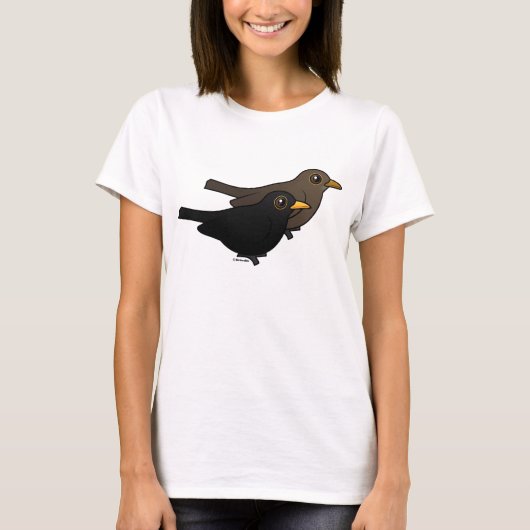 Blackbird Pair T-shirt (Voorkant)