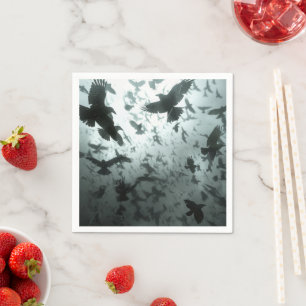 Blackbird Raven Crow Party Servet