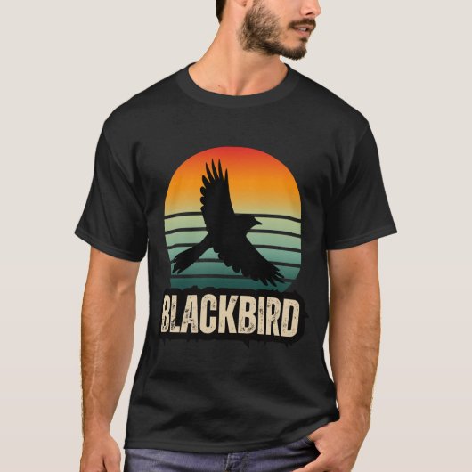 Blackbird Retro T-shirt (Voorkant)