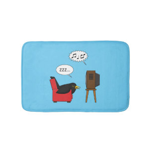 Blackbird Sleeping voor de tv-strip Badmat