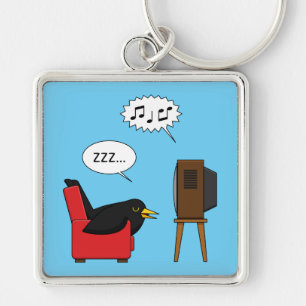 Blackbird Sleeping voor de tv-strip Sleutelhanger