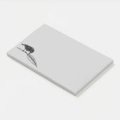 Blackbirds Plume stylo Corbeau Post-it Notes (Incliné)