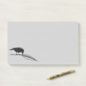 Blackbirds Plume stylo Corbeau Post-it Notes (Sur un bureau)