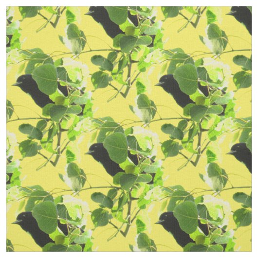 Blackbirds stof (Swatch)