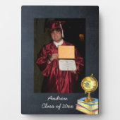 Blackboard Afstuderen Foto Plaque 5x7 Fotoplaat (voorkant)