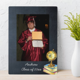 Blackboard Afstuderen Foto Plaque 5x7 Fotoplaat