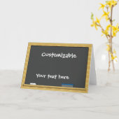 Blackboard Greeting - Kaart (Gele Bloem)