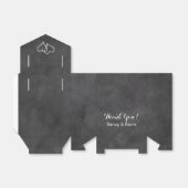 Blackboard krijtbord bruiloft boog gunst doos bedankdoosjes (Uitgevouwen)