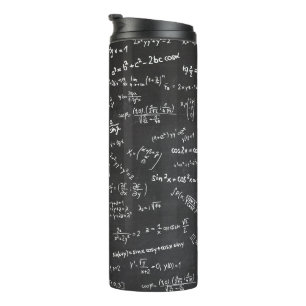 Blackboard met Wiskunde formules Thermosbeker