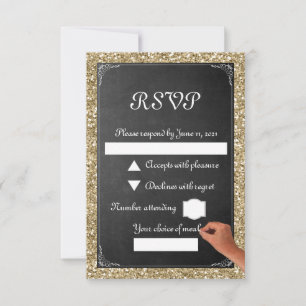 Blackboard RSVP Kaartje