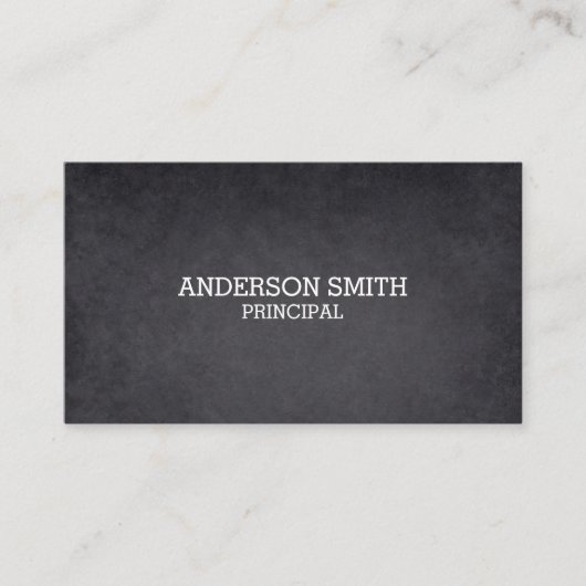 Blackboard Style Seven Line, aangepast Visitekaartje (Voorkant)