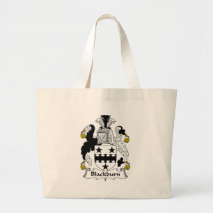 Blackburn Family Crest Grote Tote Bag