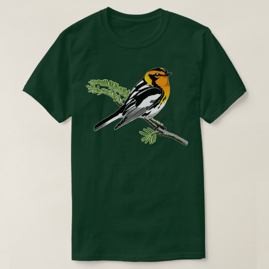 Blackburnian Warbler T-shirt (Design voorkant)