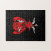 Blackcraft Antichrist Goat Satan Baphomet Legpuzzel (Horizontaal)