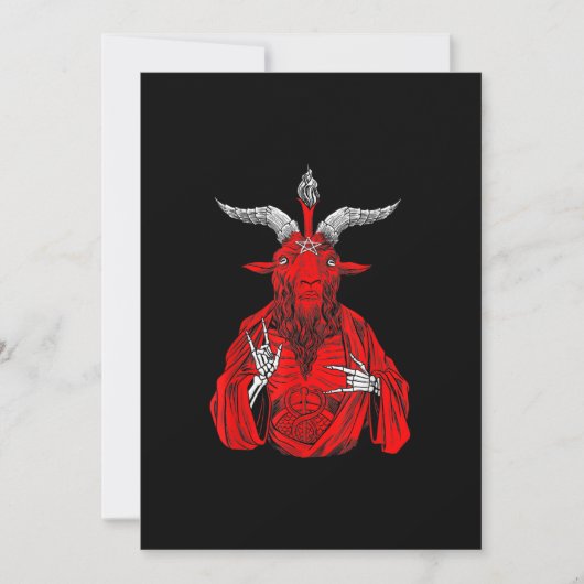 Blackcraft Antichrist Goat Satan Baphomet Save The Date (Voorkant)