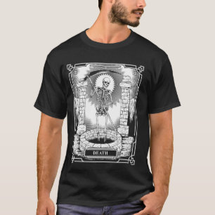 Blackcraft Witchy Skeleton Death the Grim Reaper T T-shirt