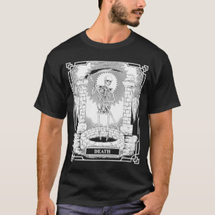 Blackcraft Witchy Skeleton Death the Grim Reaper T T-shirt