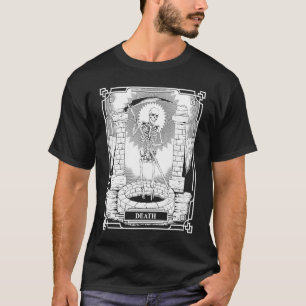 Blackcraft Witchy Skeleton Death the Grim Reaper T T-shirt