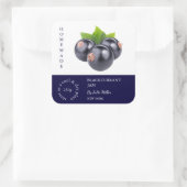 Blackcurry Small Business Étiquette (Sac)