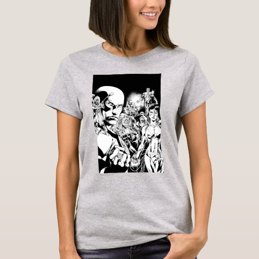 Blackest Night Comic Panel 2 T-shirt (Voorkant)