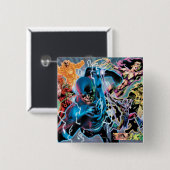 Blackest Night Comic Panel - Kleur Vierkante Button 5,1 Cm (Voorkant /achterkant)