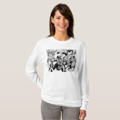 Blackest Night Comic Panel T-shirt (Voorkant volledig)