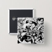 Blackest Night Comic Panel Vierkante Button 5,1 Cm (Voorkant /achterkant)