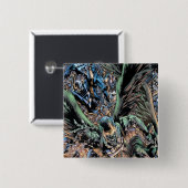 Blackest Night Group-schildering - Kleur Vierkante Button 5,1 Cm (Voorkant /achterkant)