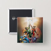 Blackest Night Hoesje Vierkante Button 5,1 Cm (Voorkant /achterkant)