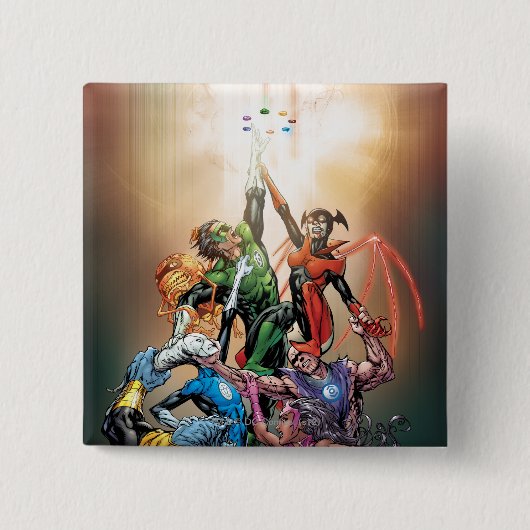 Blackest Night Hoesje Vierkante Button 5,1 Cm (Voorkant)