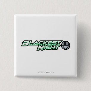 Blackest Night Logo 2 Vierkante Button 5,1 Cm