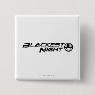 Blackest Night Logo Vierkante Button 5,1 Cm