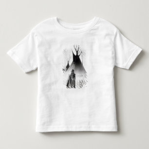 Blackfoot Brave, bij Calgary, Alberta, 1889 Kinder Shirts
