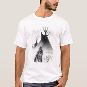 Blackfoot Brave, bij Calgary, Alberta, 1889 T-shirt
