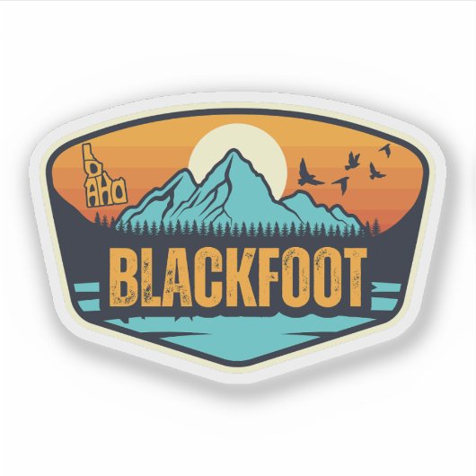 Blackfoot, Idaho Sticker (Voorkant)