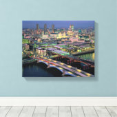 Blackfriar's Bridge Canvas Afdruk (Insitu (Houten vloer))
