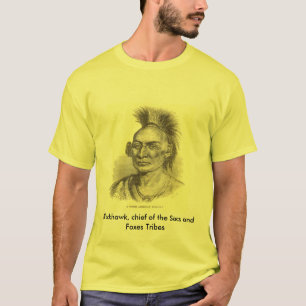 Blackhawk, hoofd van de Sac- en Fox-stammen T-shirt