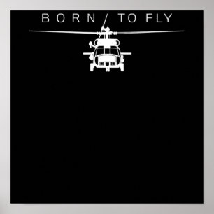 Blackhawk Militaire Luchtvaarthelikopter Pilot Gif Poster