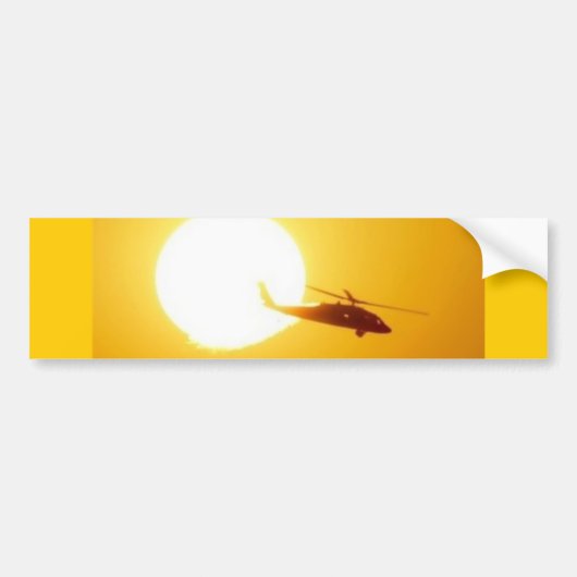 BLACKHAWK SUNSET BUMPERSTICKER (Voorkant)