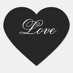 Blackheart Liefde stickers