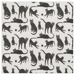 Blackie de Black Cat Fabric Stof