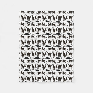 Blackie de Black Cat Fleece Blanket Deken