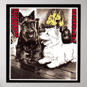 Blackie en Whitie door het vuur Poster