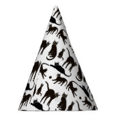 Blackie het Pet van de Black Cat Party Feesthoedjes (Rechts)