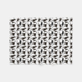 Blackie la couverture d'ouatine de chat noir (Devant (Horizontal))